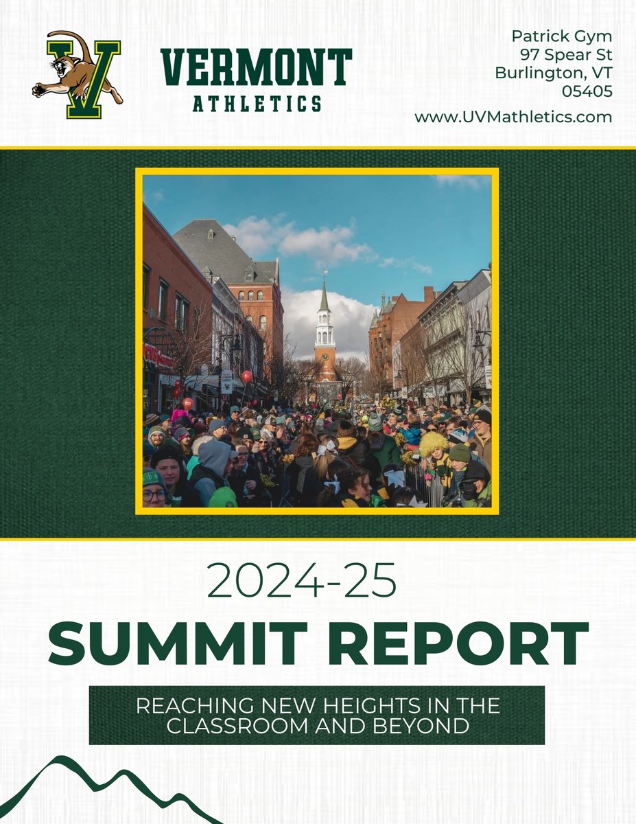3.52 Overall GPA
15 Teams Above a 3.3 GPA
81 Student-Athletes with a 4.0 GPA

Check out the inaugural <a href="/UVMathletics/">UVM Athletics</a> Summit Report, produced by <a href="/AnthonySpags/">Anthony Spagnolo</a>, for an extensive look at our student-athletes comprehensive success at <a href="/uvmvermont/">University of Vermont</a> - go.uvm.edu/saas25
#LetsRally
