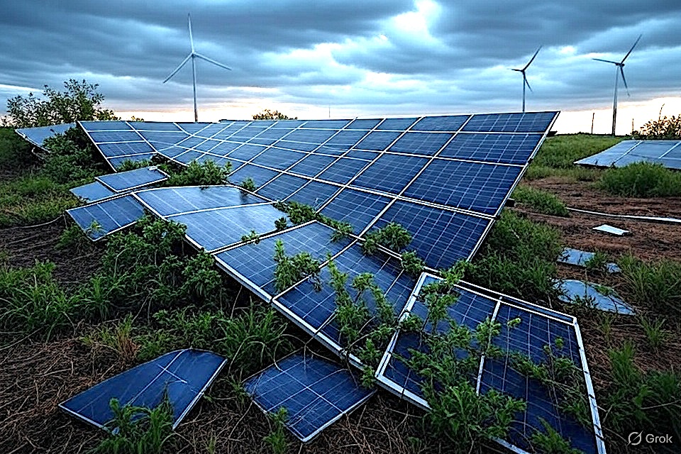 TShepstone's tweet photo. The Green Energy Mirage: Wind and Solar’s Global Construction Collapse and the Grifting Scam Behind It Are Being Exposed
https://t.co/kD7u1nOHgb
#Solar #Wind #Subsidies #StephenHeins #WordMerchant #Energy #Fantasies #EU #Europe https://t.co/meuh4KNtqA
