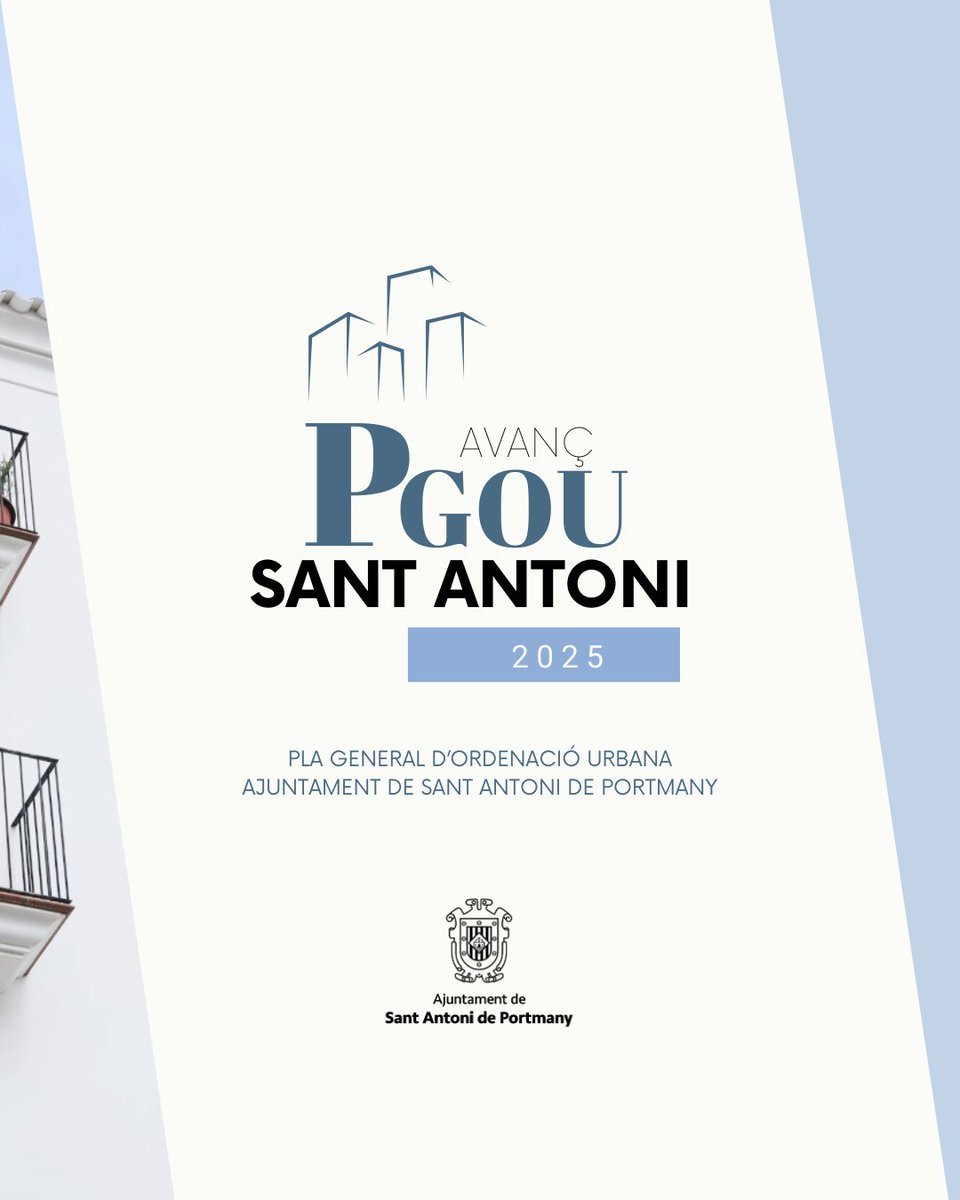 📢 Presentam l'Avanç del nou PGOU de Sant Antoni de Portmany. Un pas decisiu cap a un municipi més habitable, sostenible i adaptat a les necessitats actuals i futures.

➕santantoni.net/-/sant-antoni-…