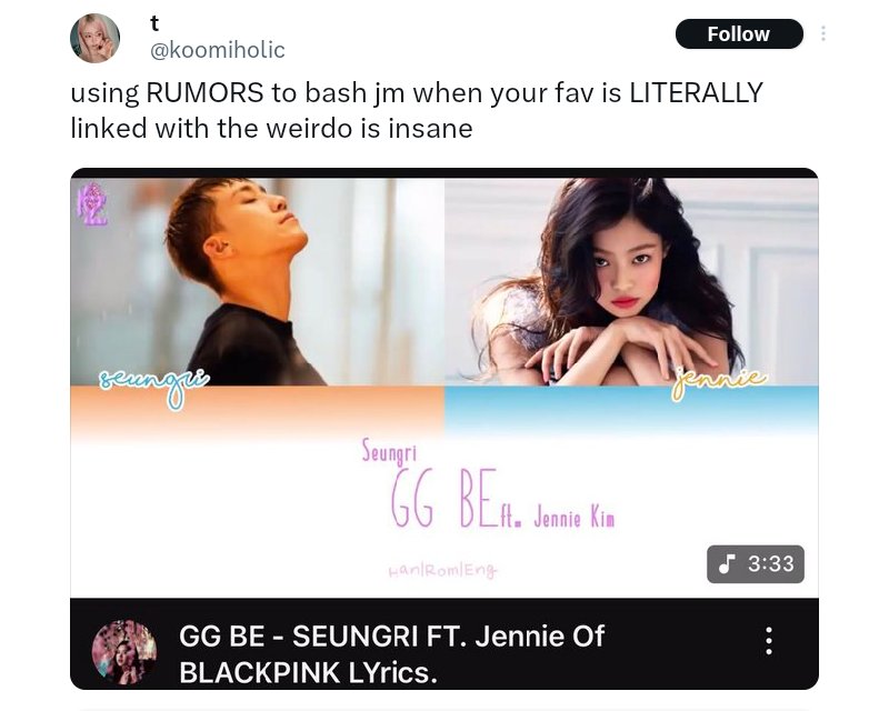 armys never beating the second fandom allegations cause wdym they know about this song while i've never seen it before 😭