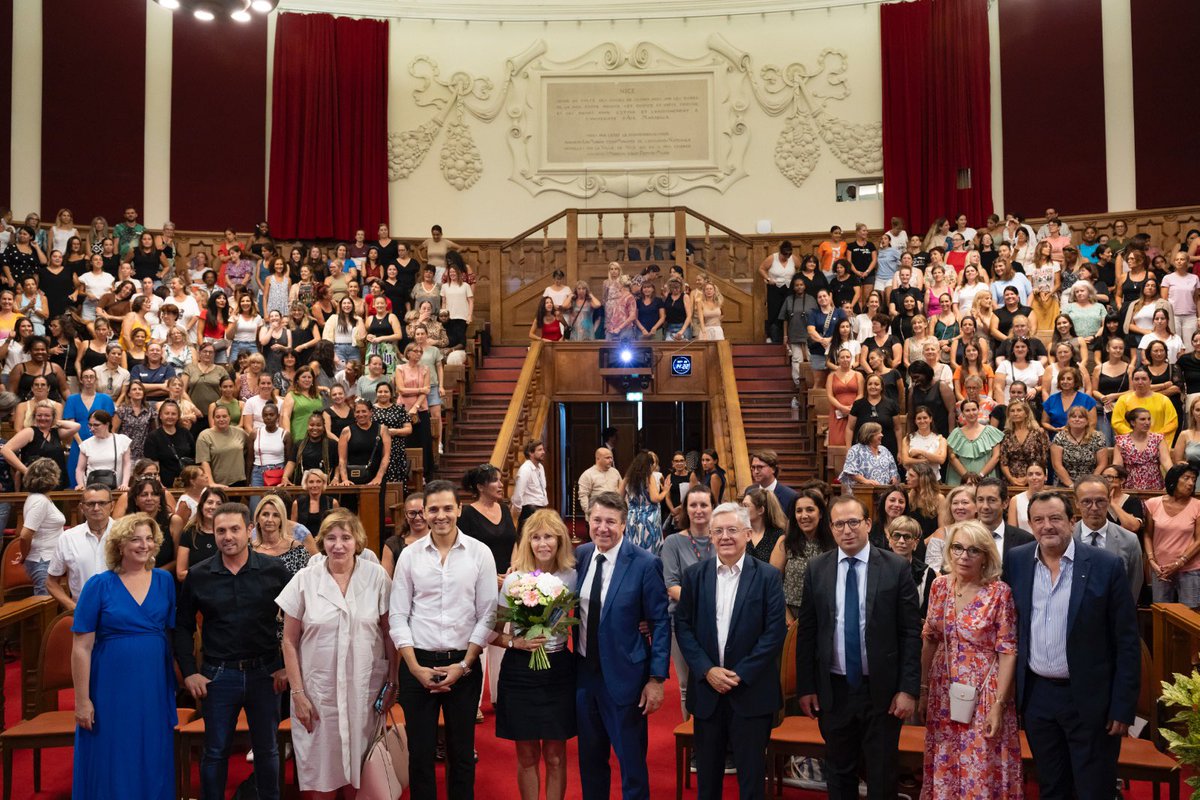 Jean-Luc Gagliolo (@jlgagliolo) on Twitter photo Avec les 540 ATSEM des écoles maternelles de la <a href="/VilledeNice/">Ville de Nice</a> pour préparer la #Rentree2025 avec <a href="/cestrosi/">Christian Estrosi</a>.
Une juste reconnaissance des missions des agents qui contribuent tellement au bien-être de nos petits écoliers ! Avec les 540 ATSEM des écoles maternelles de la <a href="/VilledeNice/">Ville de Nice</a> pour préparer la #Rentree2025 avec <a href="/cestrosi/">Christian Estrosi</a>.
Une juste reconnaissance des missions des agents qui contribuent tellement au bien-être de nos petits écoliers !