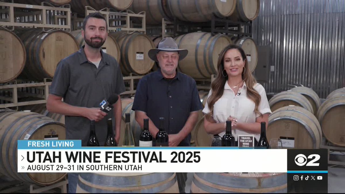 Utah Wine Trail emerges as top destination for wine enthusiasts 🛤️🍷
kutv.com/features/fresh…