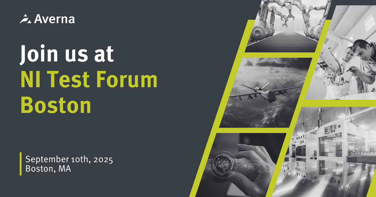 avernatech's tweet image. Join our team at the #NITestForum in Boston! In two weeks, Andrew Covian and Brian Couch will be there to showcase our latest test innovations in #aerospaceanddefense and more! @NIglobal #testengineering #visioninspection #engineerambitiously
