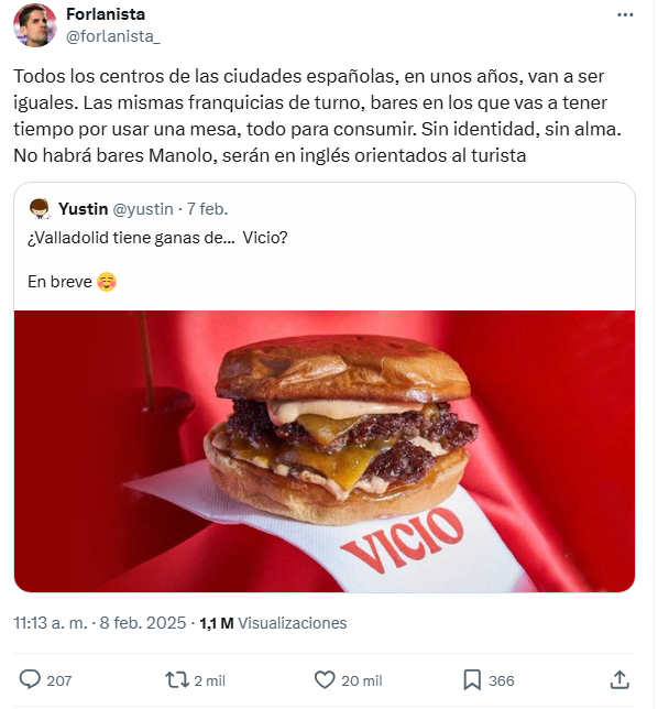 AntonioGoBe's tweet photo. Esto también es consecuencia de un Estado hipervoraz, eh. Cada vez más, los únicos que pueden permitirse tener un negocio son los que tienen suficientes economías de escala. Y la izquierda, cuando se denuncia esto, lo resuelve con un pues si no puedes pagar, cierra"." https://t.co/ZXV6On8xY4