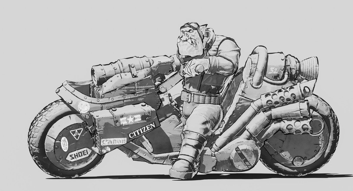 Fun Toon Shading render Experiments by Christophe Desse. ✏️
▶️ christophe-desse.artstation.com/projects
#Maxon #Redshift3d #AdskMaya