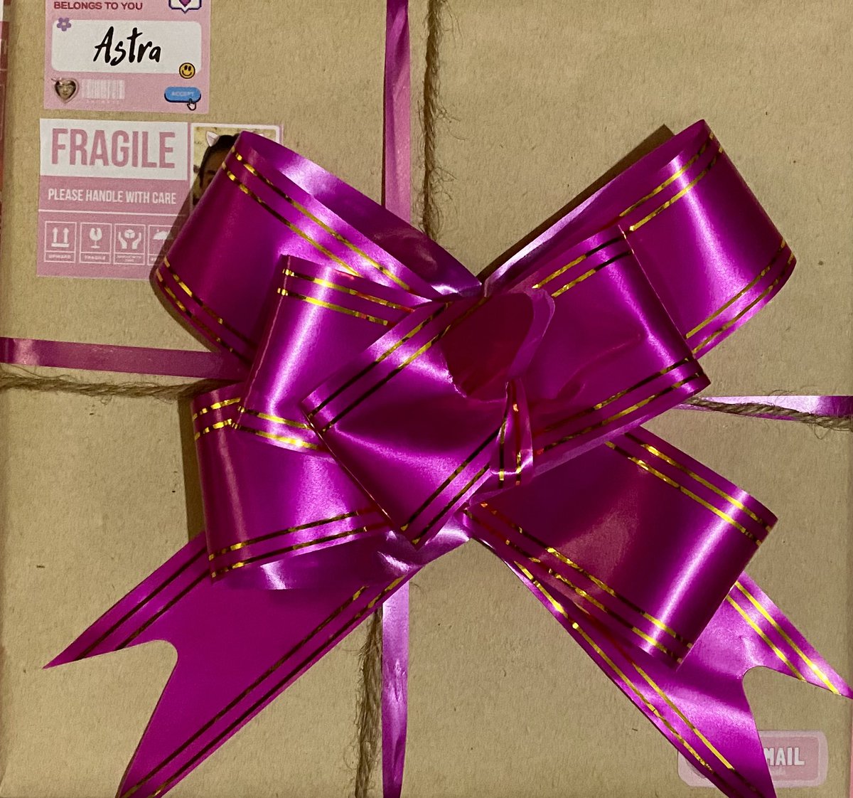 astrakai07's tweet photo. Cutest gift box ever from my fave girl 🥹💗 Thank you so muchyyy, Aki @kaiisha_ . I appreciate this a lot🫶

#akimail https://t.co/CAvfN7s9Vt