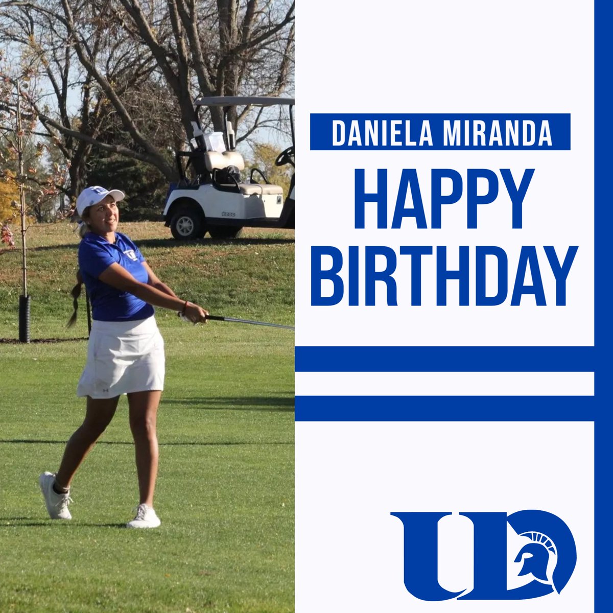Happy Birthday to former Spartan and Graduate Assistant Daniela Miranda! Since graduating she has been working in Dubuque. Hope you have a great day!

#SpartanGolf