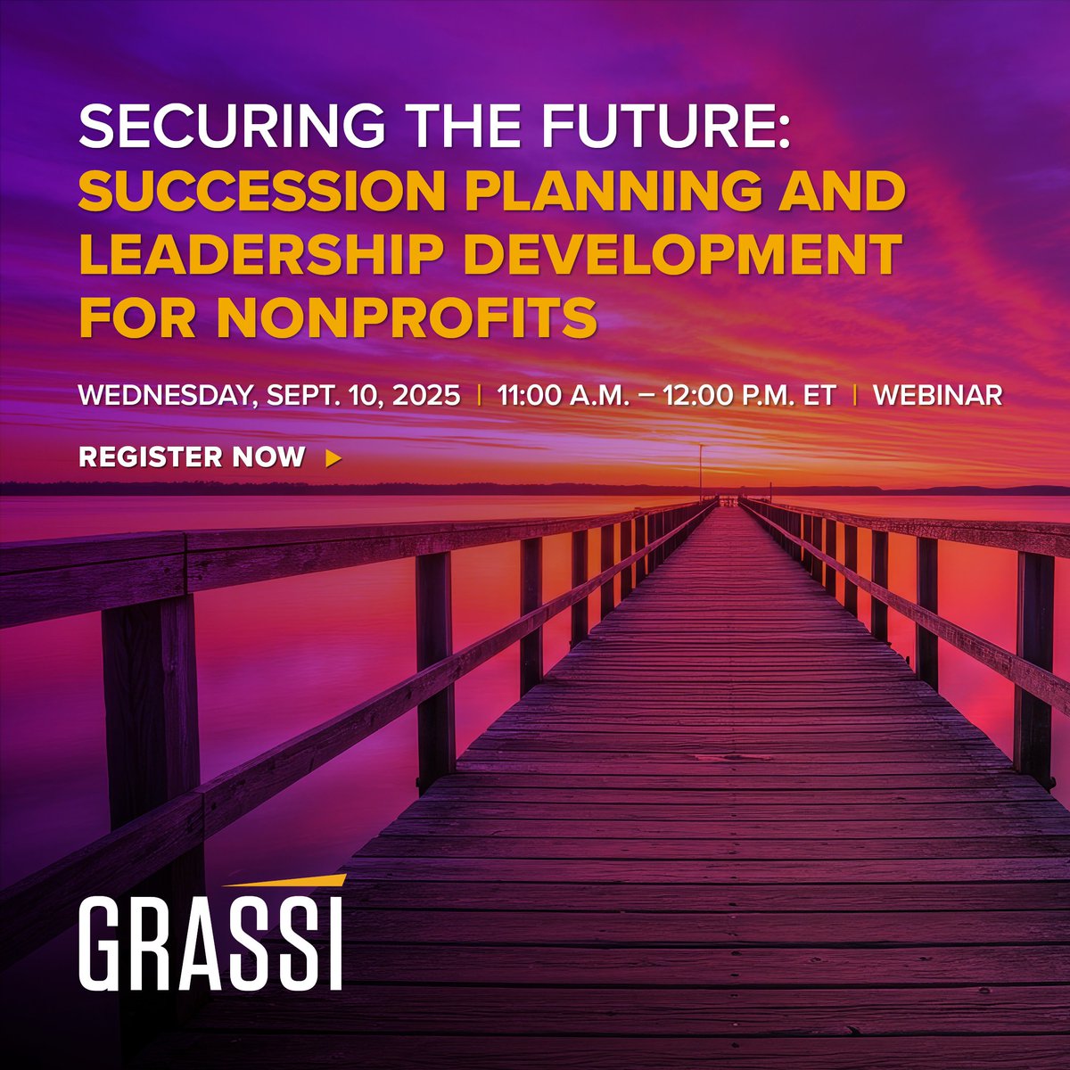 Nonprofits thrive when leadership is prepared for the future. Join Grassi’s advisors on September 10 to learn how to build a strong leadership pipeline and plan smooth transitions: hubs.li/Q03FFzBX0 #Nonprofit #SuccessionPlanning