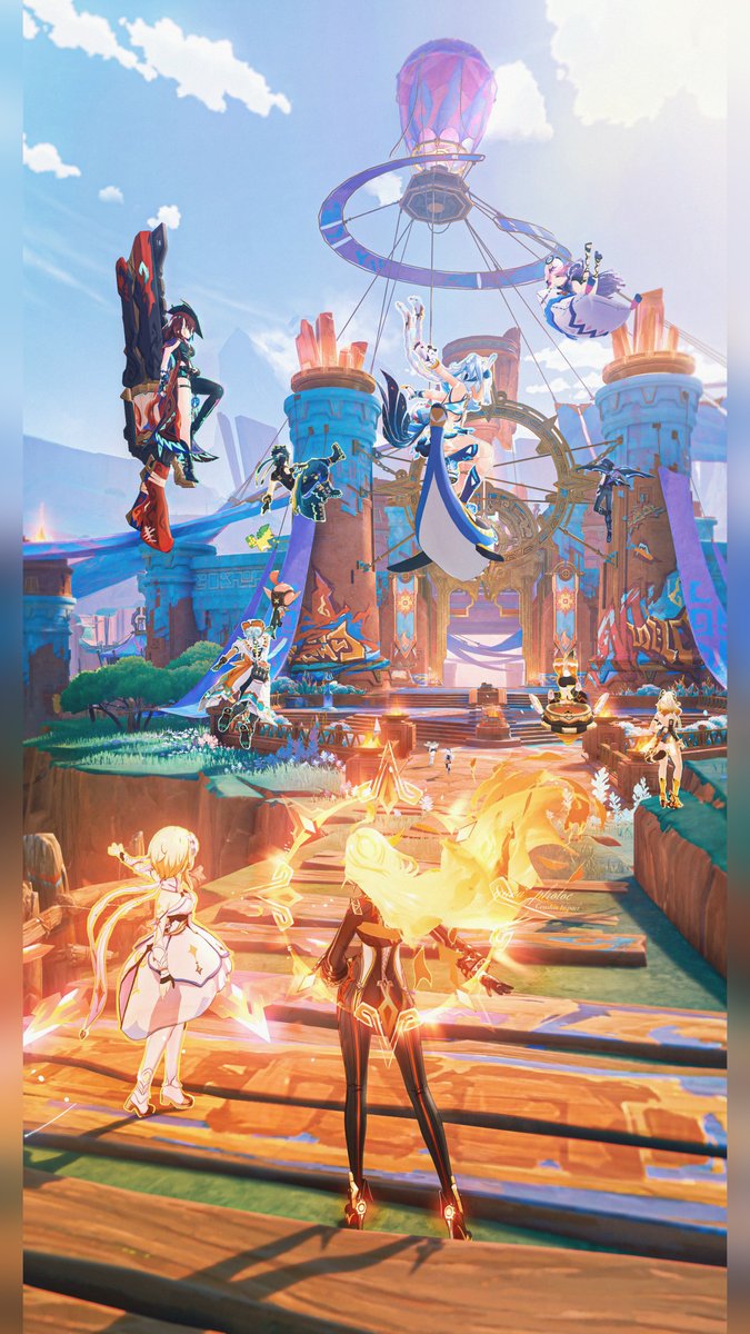 『希望を胸に、新たなる未来へと』

(4Kタップ＆ズーム推奨)
#原神 #GenshinImpact #HoYocreators 
#マーヴィカ生誕祭2025 #Mavuika #マーヴィカ