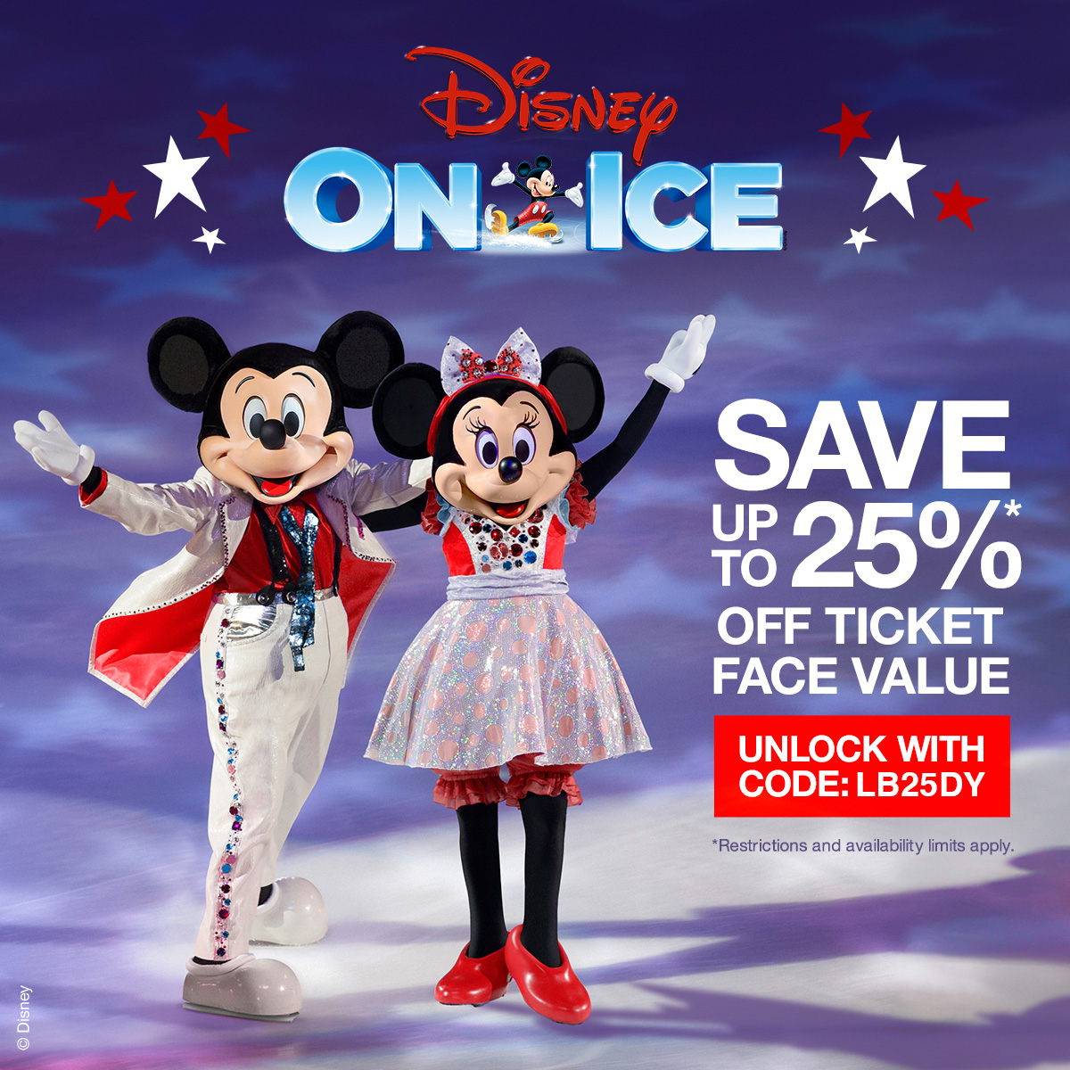 Say goodbye to summer and hello to savings! Get up to 25% off the face value of Disney On Ice show tickets with code LB25DY. Skating into Casey's Center soon!
Unlock with code LB25DY or click here to grab your tickets 👉 bit.ly/4fSWHGl