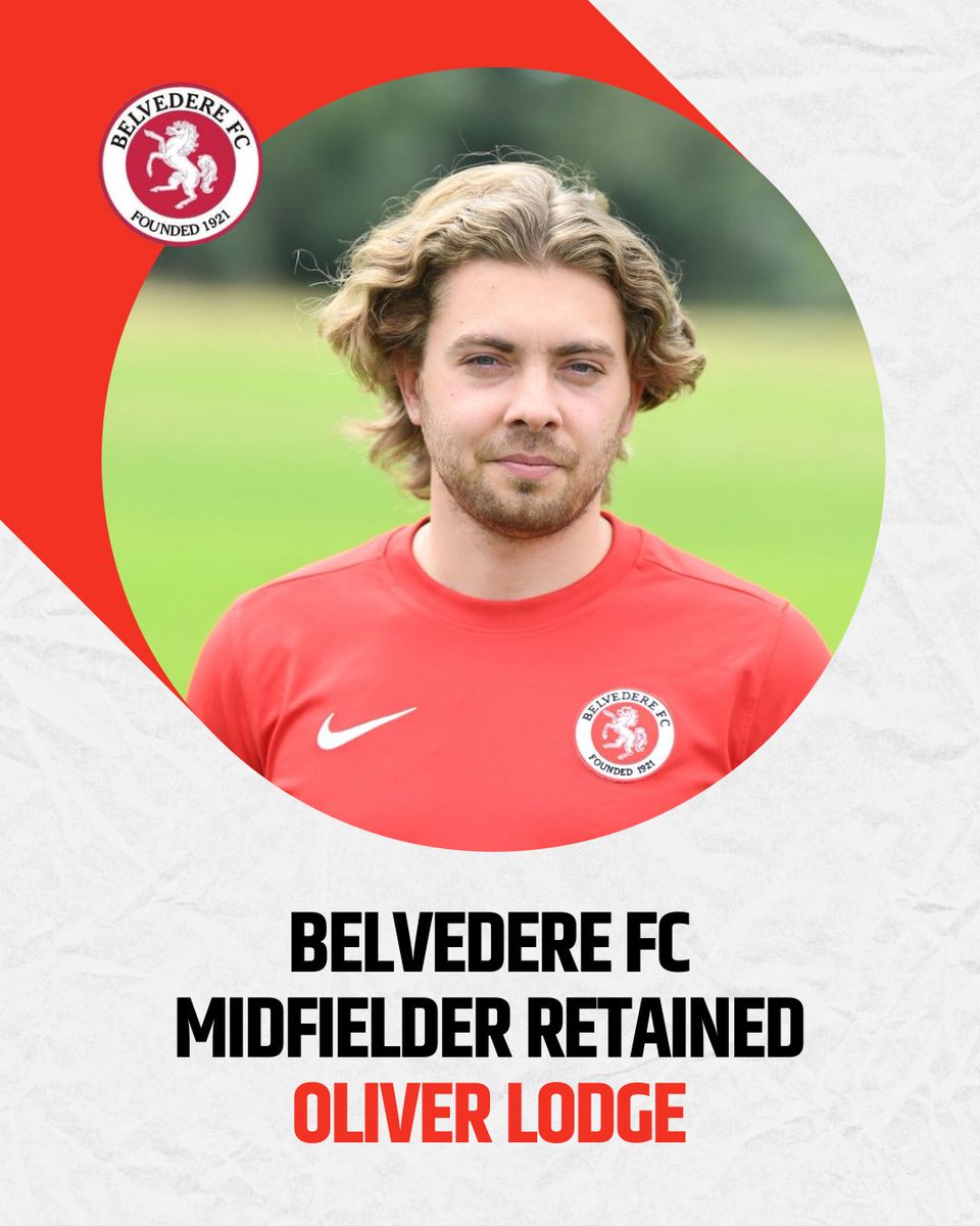 Belvedere FC Sundays (@belvederesunday) on Twitter photo ⚽️ <a href="/olly_lodge/">Olly Lodge</a> is back for another year!
22 appearances and 7 goals last season he has an eye for goal and he will be challenging for that golden boot this season 🪄
#UpTheDeres 🦌❤️ ⚽️ <a href="/olly_lodge/">Olly Lodge</a> is back for another year!
22 appearances and 7 goals last season he has an eye for goal and he will be challenging for that golden boot this season 🪄
#UpTheDeres 🦌❤️