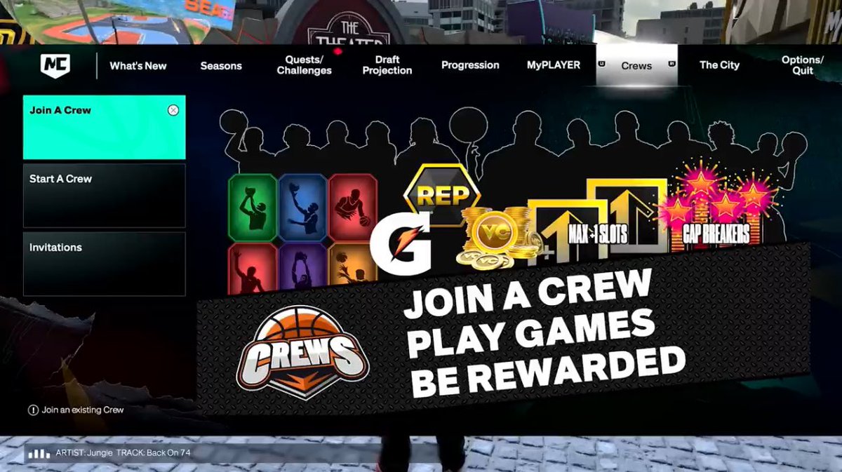 2KIntel's tweet photo. Affiliations have been replaced with Crews in NBA 2K26.. (Community Clans) https://t.co/OwCDi5Pz4O