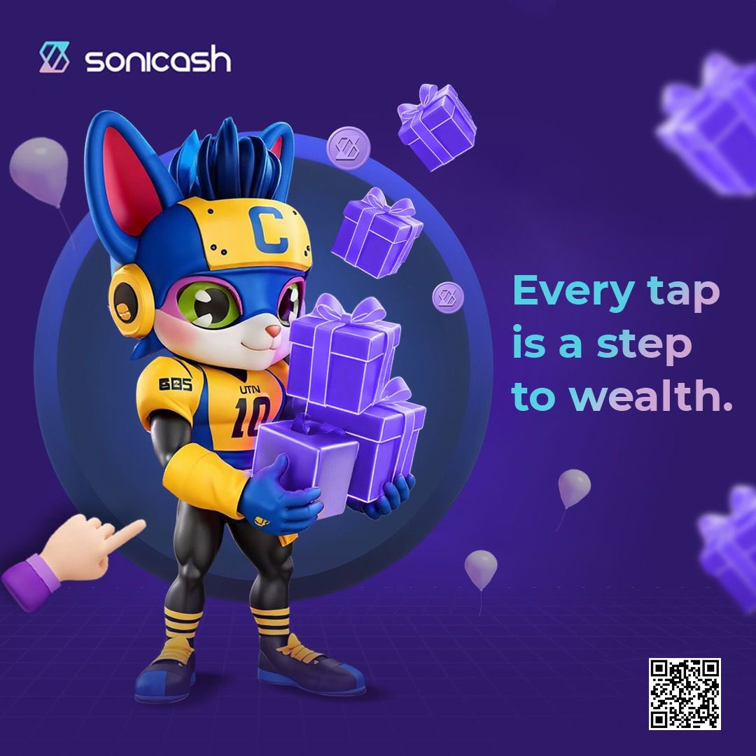 🔹Turn every click into growth with Sonicash. 
It’s the ultimate gateway to crypto investment, DeFi opportunities, and blockchain rewards. 🚀✅ 
Ready to multiply your earnings? 
Start investing smart today with SoniCash:
🔗 t.me/sonicashgame_b…

#SoniCash #BlockchainFuture