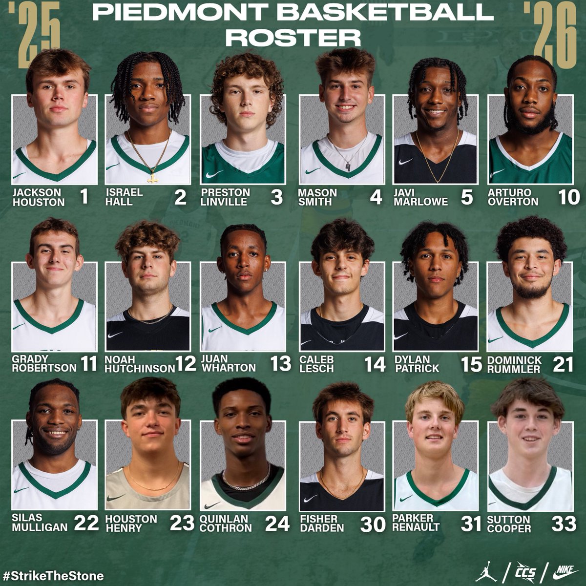 🚨’25/‘26 Roster Release🚨
#StrikeTheStone