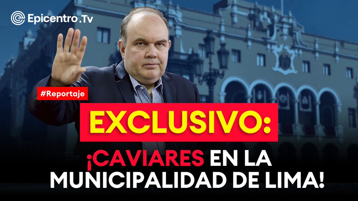 Epicentro.TV (@epicentro_tv) on Twitter photo 🔴EXCLUSIVO: Caviares en la <a href="/MuniLima/">Municipalidad de Lima</a>. Le gestión de <a href="/rlopezaliaga1/">Rafael López Aliaga</a> ha pagado S/ 4 millones a sus funcionarios de confianza por un incentivo -adicional a sus sueldos- que según el <a href="/MEF_Peru/">Ministerio de Economía y Finanzas</a> carece de marco legal. ¿Cómo lo hizo?
Este reportaje epicentro.tv/caviares-en-la… de 🔴EXCLUSIVO: Caviares en la <a href="/MuniLima/">Municipalidad de Lima</a>. Le gestión de <a href="/rlopezaliaga1/">Rafael López Aliaga</a> ha pagado S/ 4 millones a sus funcionarios de confianza por un incentivo -adicional a sus sueldos- que según el <a href="/MEF_Peru/">Ministerio de Economía y Finanzas</a> carece de marco legal. ¿Cómo lo hizo?
Este reportaje epicentro.tv/caviares-en-la… de