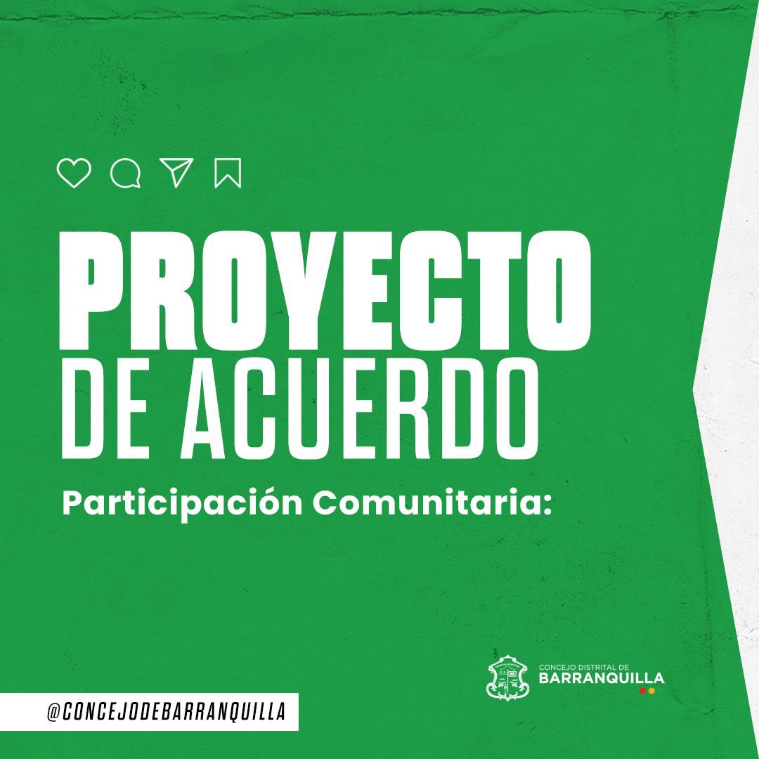 Concejodebaq's tweet image. 💡 La voz de la comunidad es la base de una ciudad más fuerte y unida.
Con este proyecto de acuerdo, se busca fortalecer la participación ciudadana, el liderazgo comunitario y la cultura de paz en las Juntas de Acción Comunal de Barranquilla. 🌎🤝