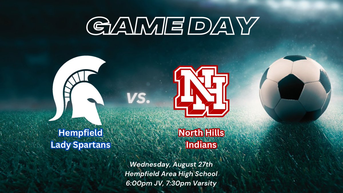 First home game of the season tonight for the Lady Spartans!  Come on out and cheer them on as they face the North Hills Indians!

Let’s go Hempfield!