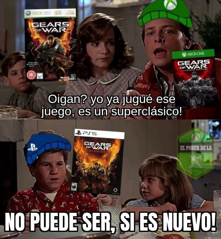 laretavg's tweet image. Los sonyers en estos días: 

#gears #GearsOfWarReloaded