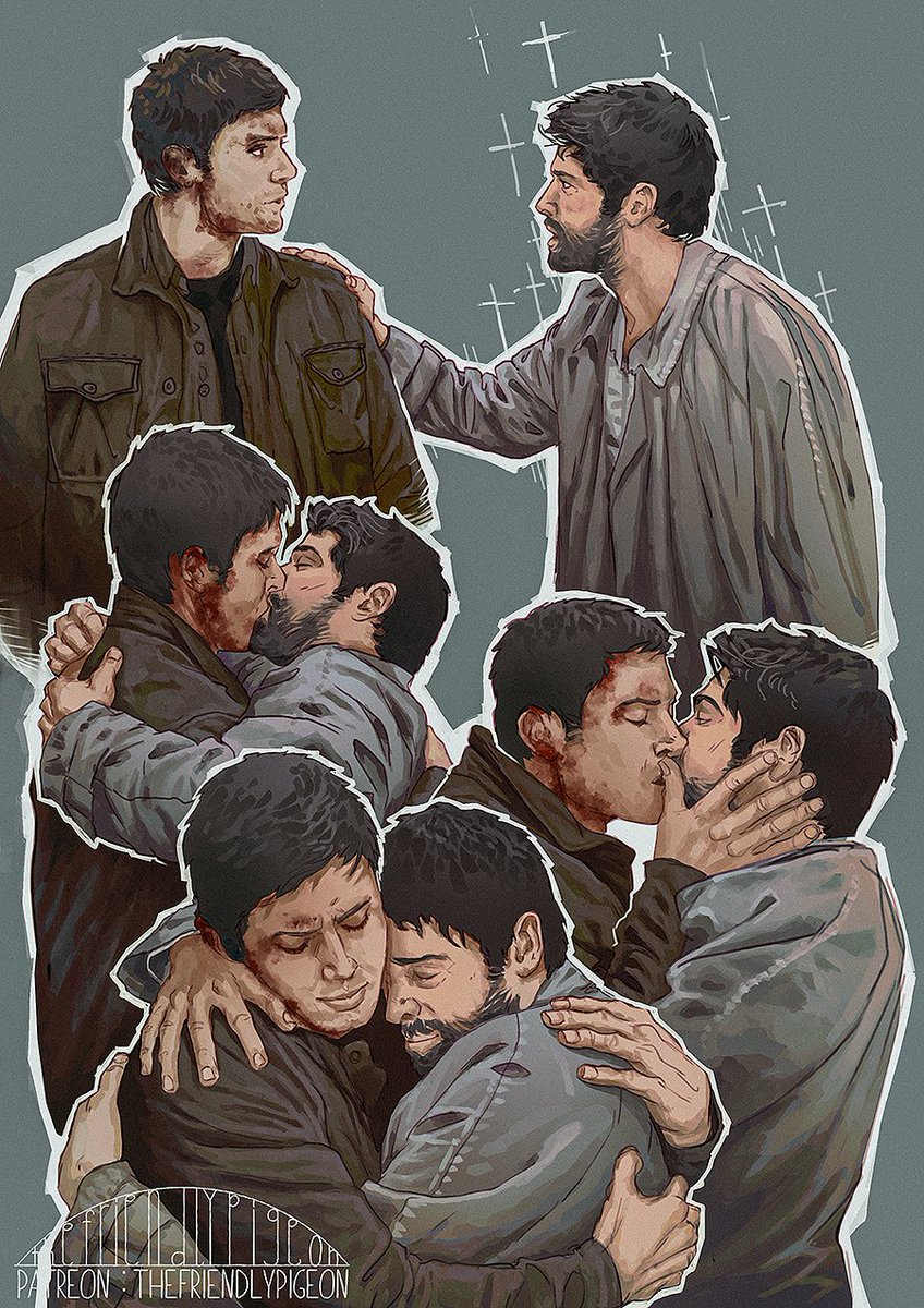 Purgatory #destiel but with kisses and hugs this time because we DESERVED IT💙💚