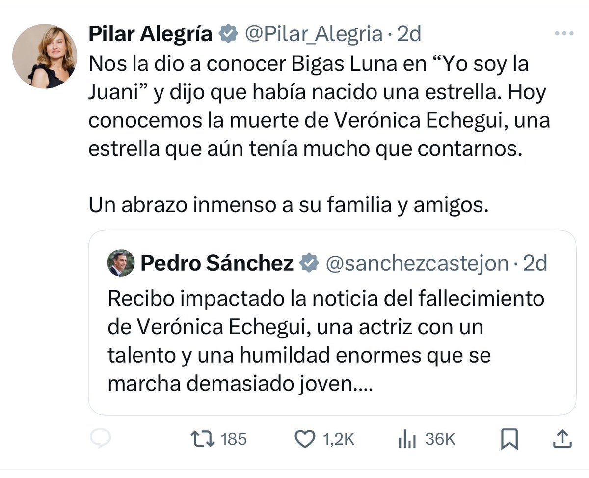 velardedaoiz2 (@velardedaoiz2) on Twitter photo Rápid, que alguien les diga a <a href="/sanchezcastejon/">Pedro Sánchez</a> y a <a href="/Pilar_Alegria/">Pilar Alegría</a> que ha fallecido Manuel de la Calva de “El Dúo Dinámico”, que están quedando fatal Rápid, que alguien les diga a <a href="/sanchezcastejon/">Pedro Sánchez</a> y a <a href="/Pilar_Alegria/">Pilar Alegría</a> que ha fallecido Manuel de la Calva de “El Dúo Dinámico”, que están quedando fatal