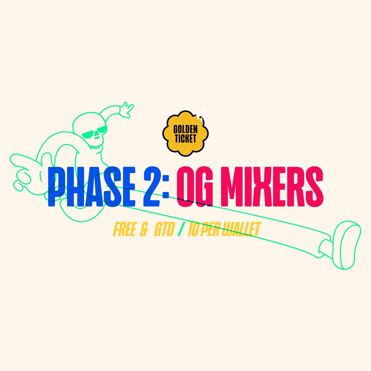 xrmxart's tweet photo. ⏳Snapshot WL for OG Mixers + the homies from @BasedApeGang, @BasedMinis, @BuckedBlown, @N0DEPunks, @cryptokuns & @zygote_pods in less than 12h. 

Check the info and hop in. Super easy. 

Don’t say we didn’t give you the heads up 😉