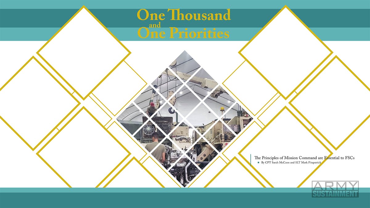 armysustainment's tweet image. &quot;The forward support company commander is the senior logistician in the battalion and is responsible for the performance of all sections.&quot;
army.mil/article/286562
📝 CPT Sarah McCann and 1LT Mark Fitzpatrick 📷 MAJ Michael Dunn #ASPB #ArmySustainment #CASCOM