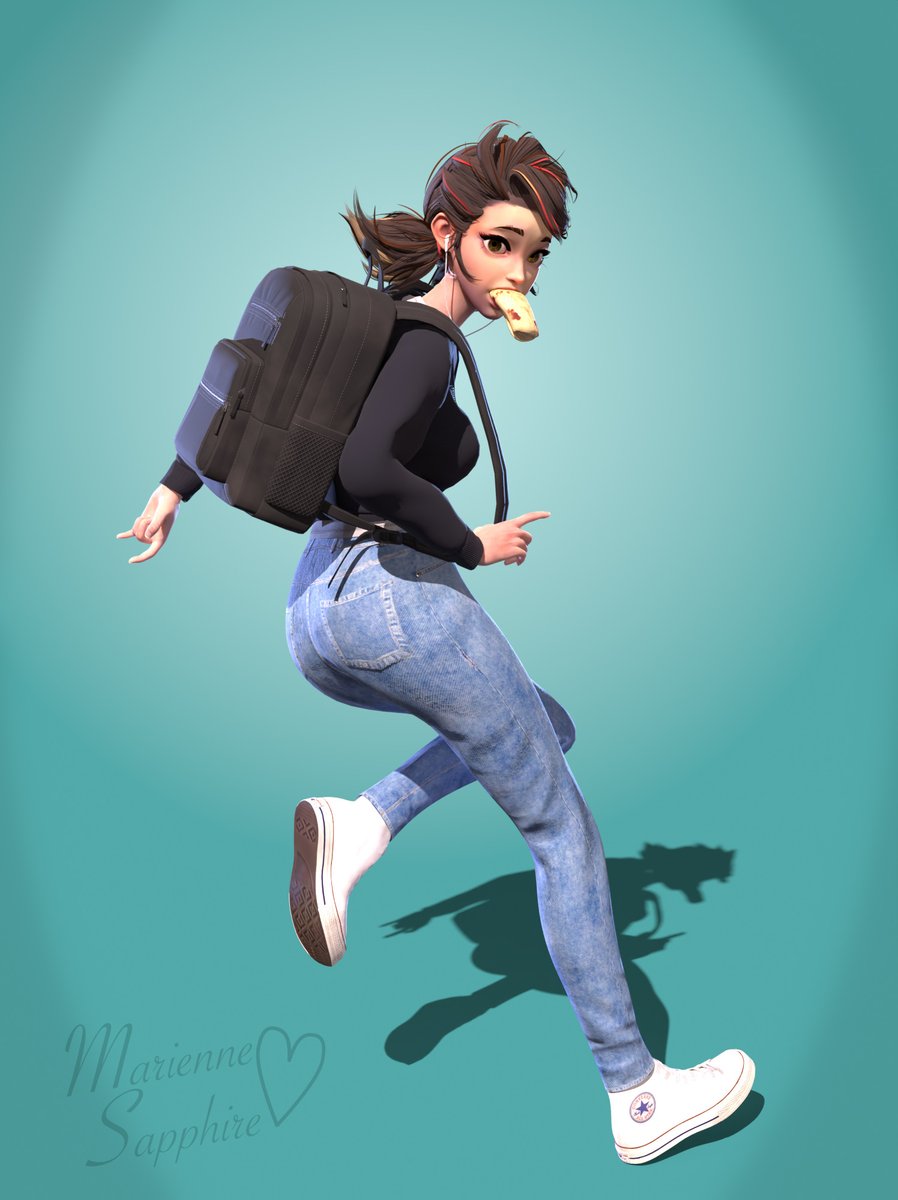 MarienneSapphi2's tweet image. The Amazing Spider-Woman aka Penelope &quot;Penny&quot; Parker

Spider-Woman model by The Spider Lair
Peni Parker by Marvel Rivals team, edited by me

#spiderman #peniparker #pennyparker #spiderwoman #b3d