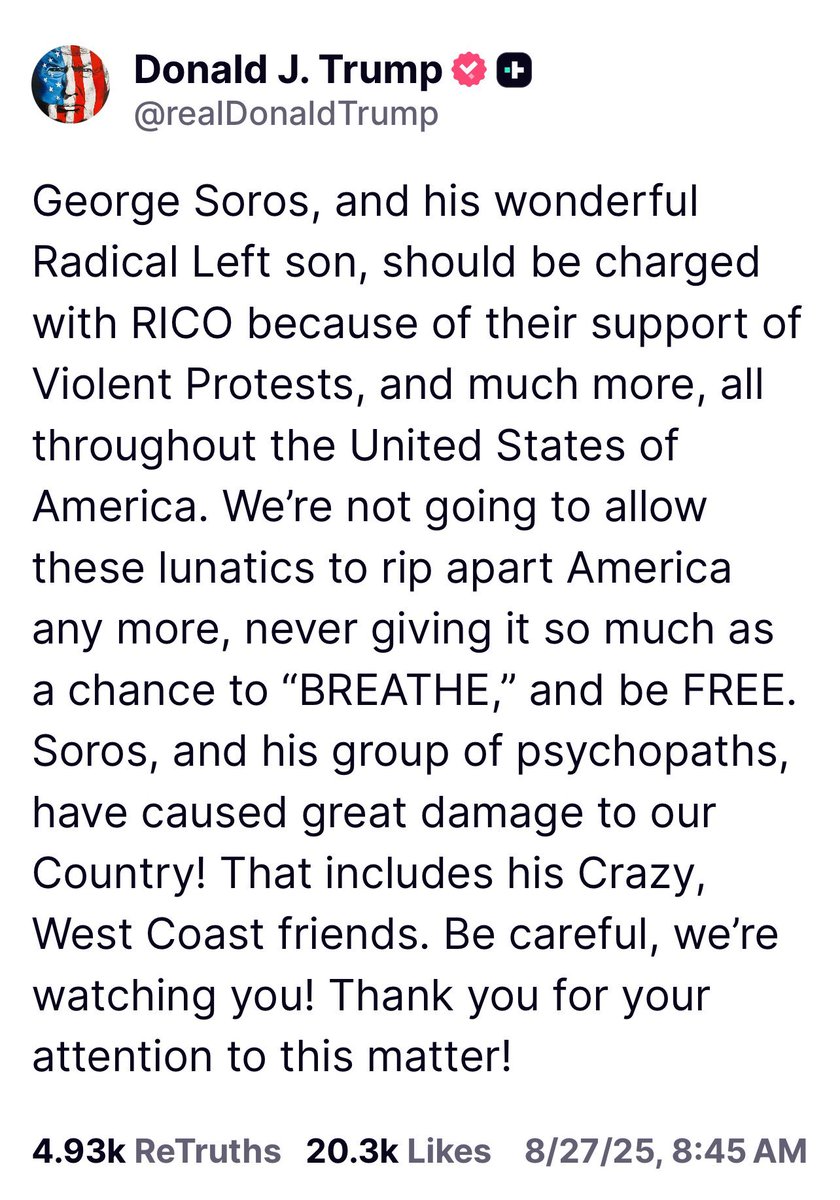 Rupert Murdoch and George Soros on the same side, who would have thought? The protests were peaceful. The only time they were not was when people were provoked. Illegally I might add.