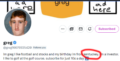 Breaking News: Greg spelled Kentuckey wrong, which is really bad, considering he lives there!