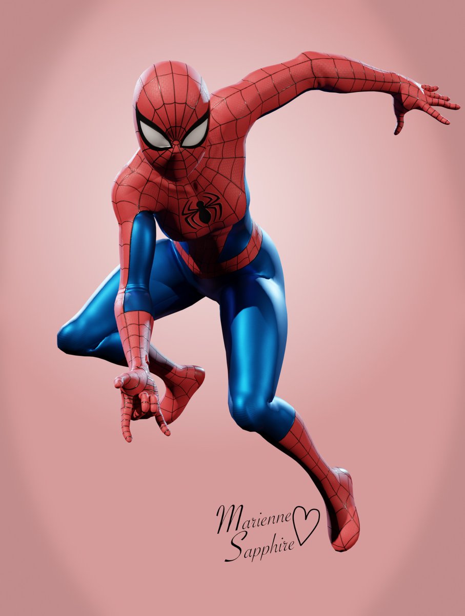 MarienneSapphi2's tweet image. The Amazing Spider-Woman aka Penelope &quot;Penny&quot; Parker

Spider-Woman model by The Spider Lair
Peni Parker by Marvel Rivals team, edited by me

#spiderman #peniparker #pennyparker #spiderwoman #b3d