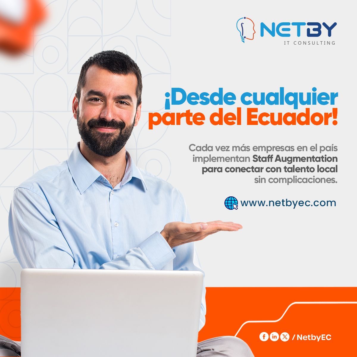 Netbyec's tweet image. Te gustaría implementar esta modalidad en tu empresa pero no sabes ¿cómo? .

👉🏼 Tranquilo! En Netby te asesoramos desde cero ¡contáctanos!
netbyec.com/contactanos/

📣 ¿Has trabajado con un modelo así? Cuéntanos tu experiencia en los comentarios ⬇️

#NetbyEC #TalentoEcuador