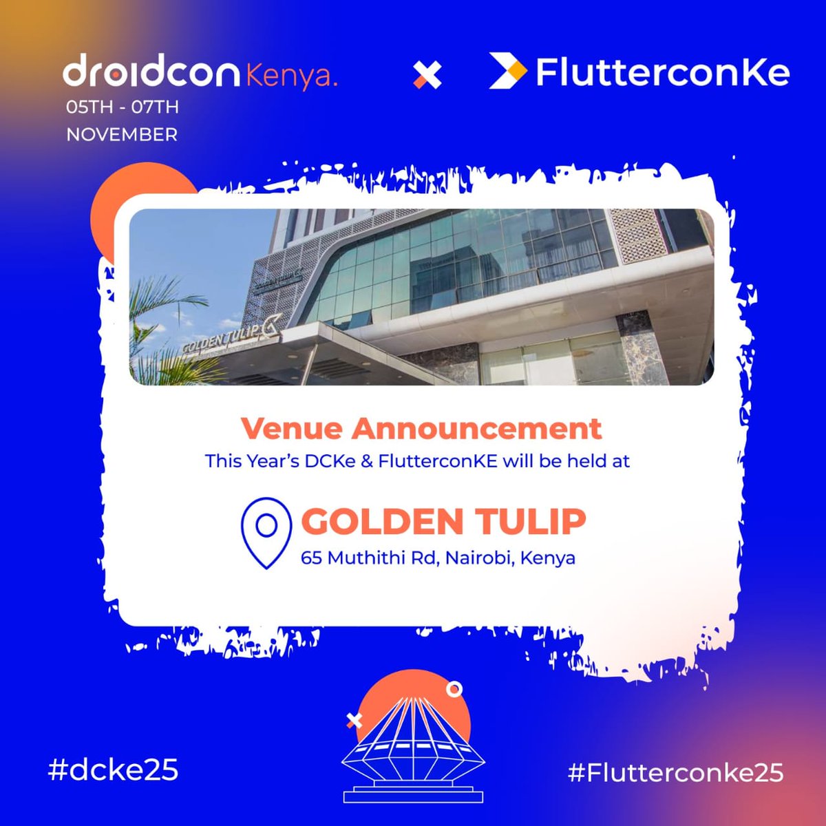droidconke's tweet image. 🥳 Big Venue Reveal! 🥳
We’re thrilled to announce that this year’s #dcke25 × #Flutterconke25 will be hosted at @goldentulipnrb.
Get ready for 3 days of learning, networking & unforgettable experiences — all in a vibrant, world-class setting for mobile devs.
See you there 🥳