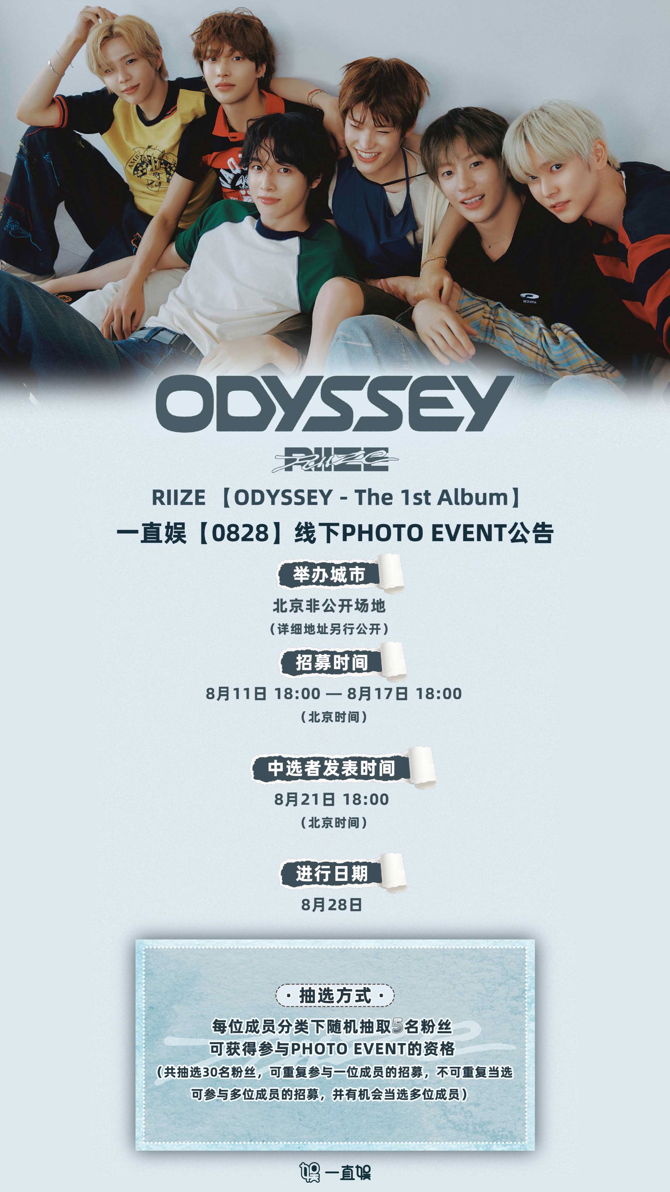 RIIZE シリアル オフラインイベント ODYSSEY ODYSSEY [PACKAGE Ver.][2種セット][プレミアムオフライン