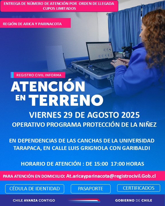 Regcivil_Arica's tweet photo. Buenos días, necesitas renovar tu cédula o pasaporte, mira ☝️sumamos otra alternativa a nuestro calendario semanal, viernes 29  por la tarde de 15:00 a 17:00 horas, recuerda la atención es por orden de llegada con cupos limitados. https://t.co/NLob02qC7P