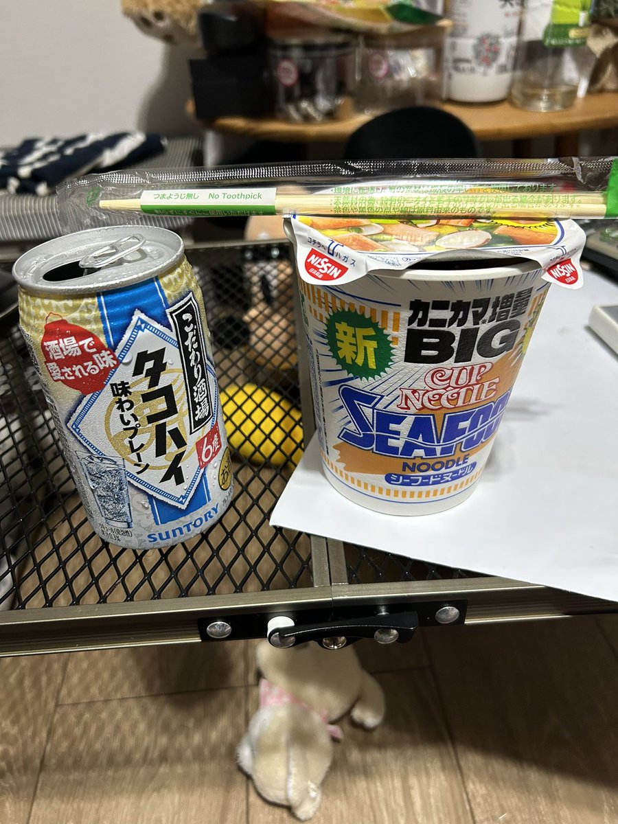 今日は仕事帰りに一杯ひっかけて🍺
「おつかれ自分！」って帰宅したのに…気づいたらまた缶チューハイを手にしてた🥂

今日も乾杯、明日もがんばりましょう🍶✨