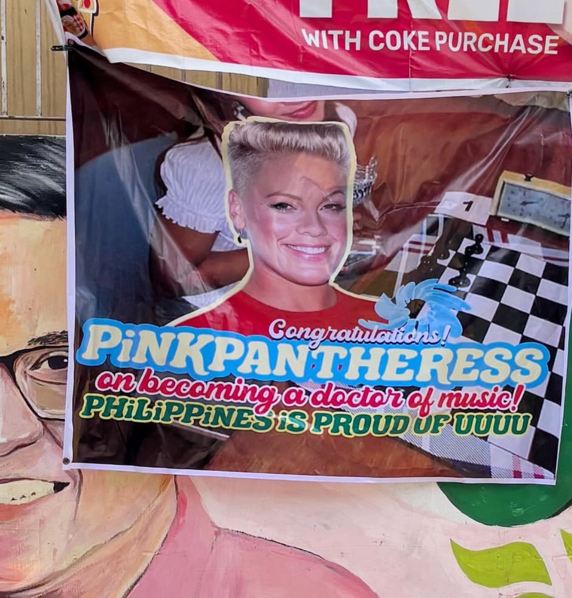 the concept of someone in the philippines thinking pinkpantheress was p!nk