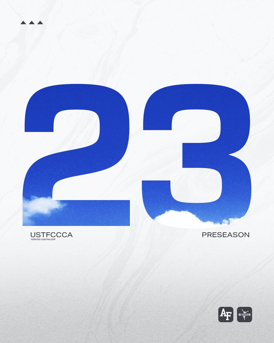 The #AFXC men returned to the national rankings, as they enter the 2025 season ranked No. 2️⃣3️⃣ in the <a href="/USTFCCCA/">USTFCCCA</a> Preseason Poll!