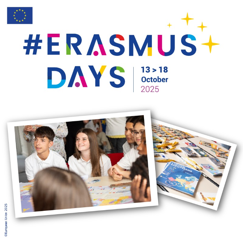 Clock’s ticking, what are you waiting for? ⏰ 

Go check what #ErasmusDays are all about, but we can already tell you it is for:  

Those who were in the programme and want to share! 🤗 

Those who want to live it! 💭 

🔗 erasmusdays.eu