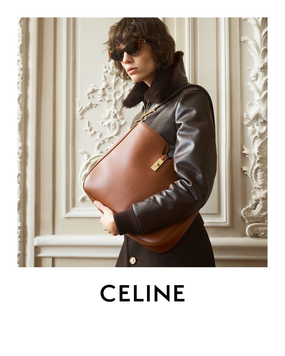 CELINE Fall, Part 2  

A collection of signature daywear and curated accessories. Captured by the Maison in April 25.  

CELINE leather jacket 
CELINE Camille bag 
CELINE Triomphe sunglasses  

Available in store and on celine.com 

#CELINE 
#CELINEFALL