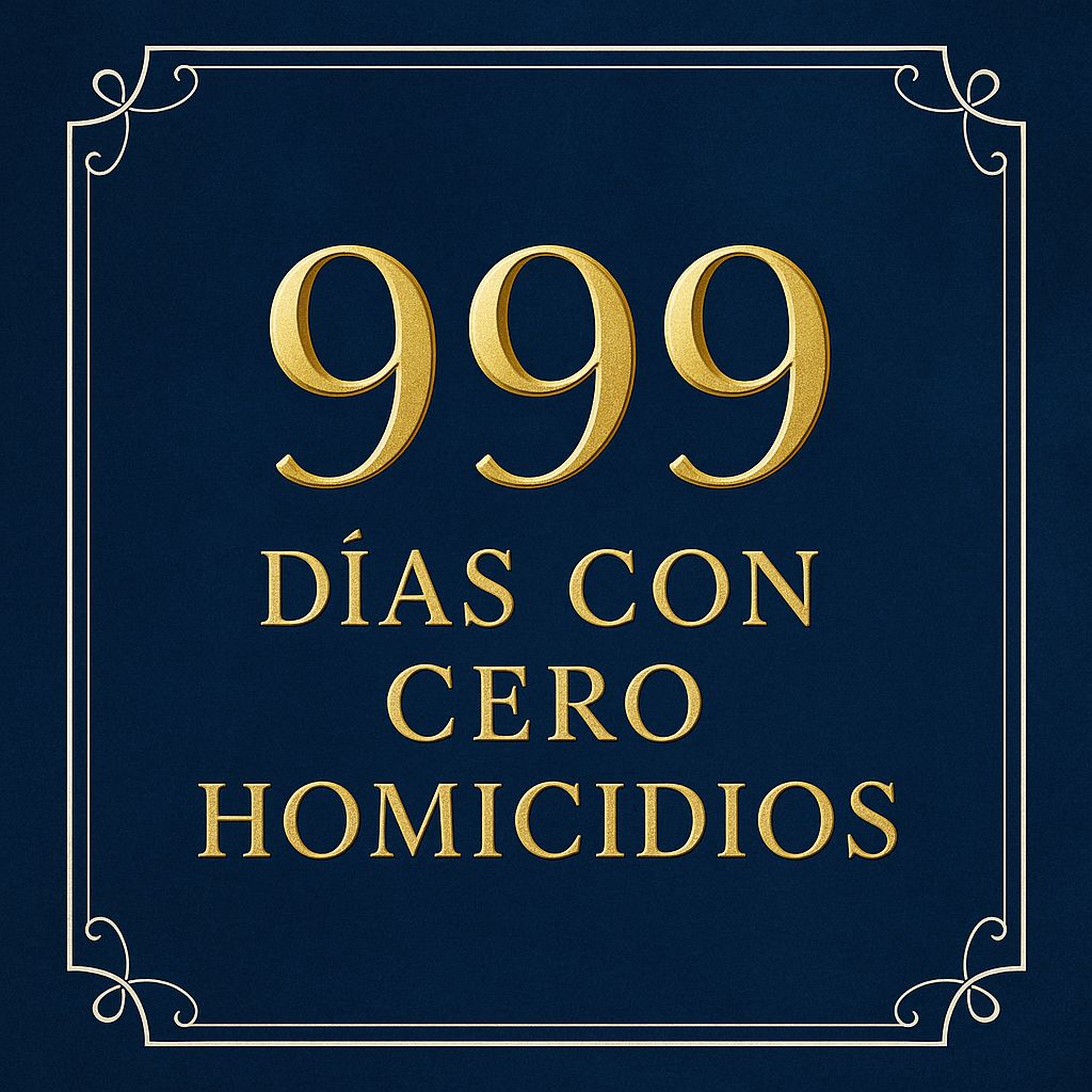 999 días de paz y tranquilidad gracias a nuestro Presidente <a href="/nayibbukele/">Nayib Bukele</a>. 🇸🇻

#seguridad #paz #Libertad