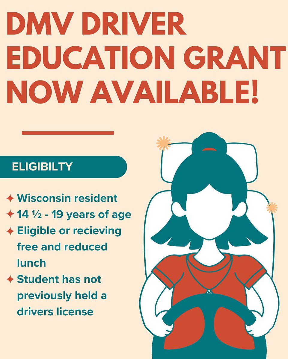 :wisconsindot.gov/Pages/dmv/teen…, read through, and click "Start Now" ASAP to fill out the simple online form verifying your eligibility and to apply for one of the waivers