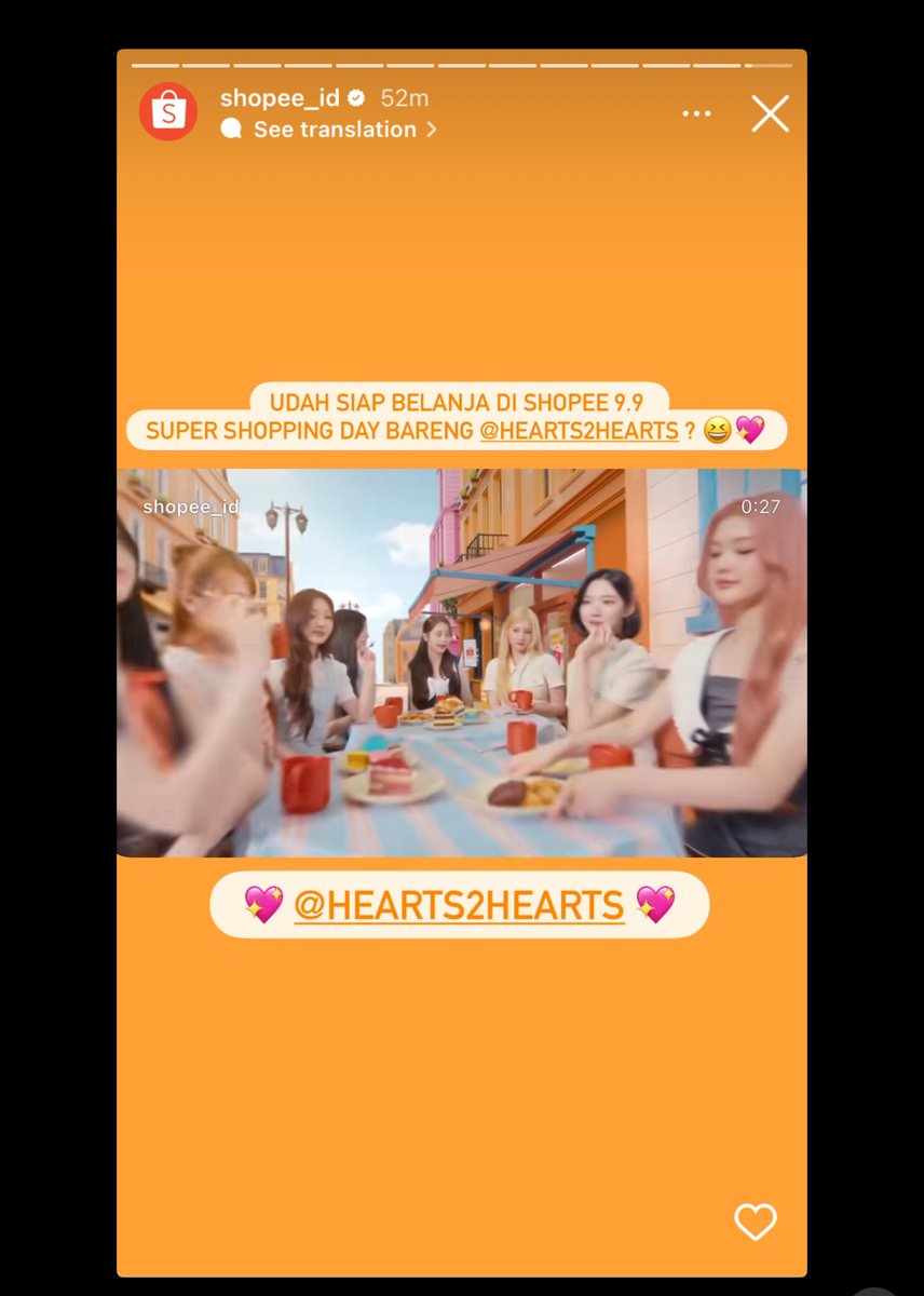 ComxcomC's tweet image. Wah boleh punya emang ni Shopee ada Heart2Hearts di iklan baru nya lagunya enak bnget. 😋#SHOPEE99withHearts2Hearts