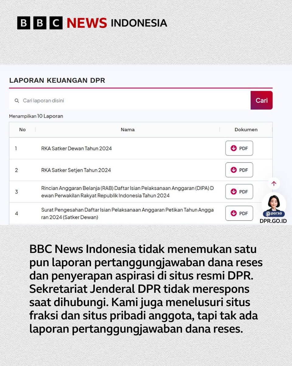 Shinta Effendi (@shintaeffendi) on Twitter photo Catatan dari BPK, trilyunan tidak ada pertanggungjawabannya (periode 2019-2023).
Yang bener aja .<a href="/KemenkeuRI/">#UangKita</a> .<a href="/KPK_RI/">KPK</a> .<a href="/KejaksaanRI/">Kejaksaan RI</a>
Tolong atensinya Pak Presiden .<a href="/prabowo/">Prabowo Subianto</a> 😤 Catatan dari BPK, trilyunan tidak ada pertanggungjawabannya (periode 2019-2023).
Yang bener aja .<a href="/KemenkeuRI/">#UangKita</a> .<a href="/KPK_RI/">KPK</a> .<a href="/KejaksaanRI/">Kejaksaan RI</a>
Tolong atensinya Pak Presiden .<a href="/prabowo/">Prabowo Subianto</a> 😤