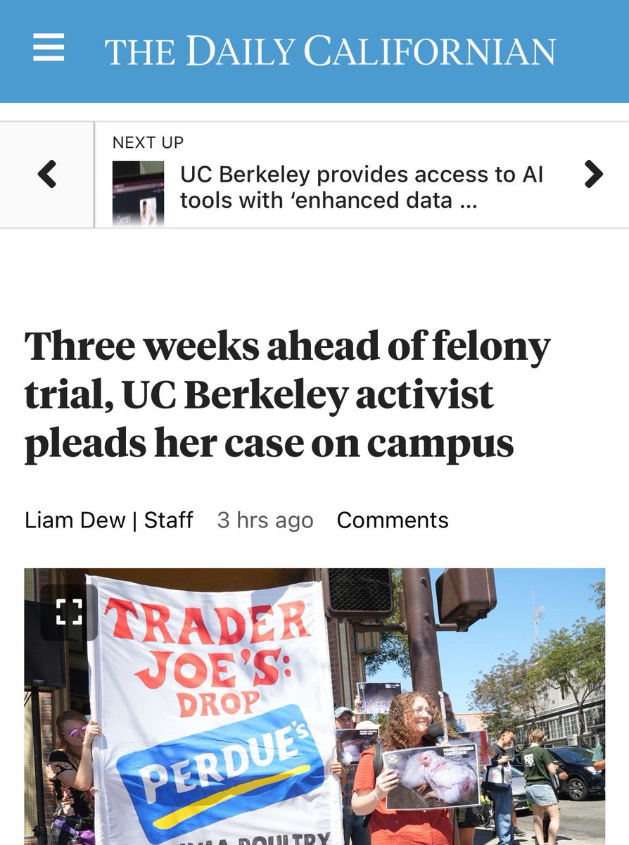 “Rosenberg claimed the chickens were victims of animal abuse and argued that animals have the right to be rescued when they are facing abuse. She was arrested in November 2023 and has been wearing an ankle monitor for over a year and a half as a condition for remaining out of