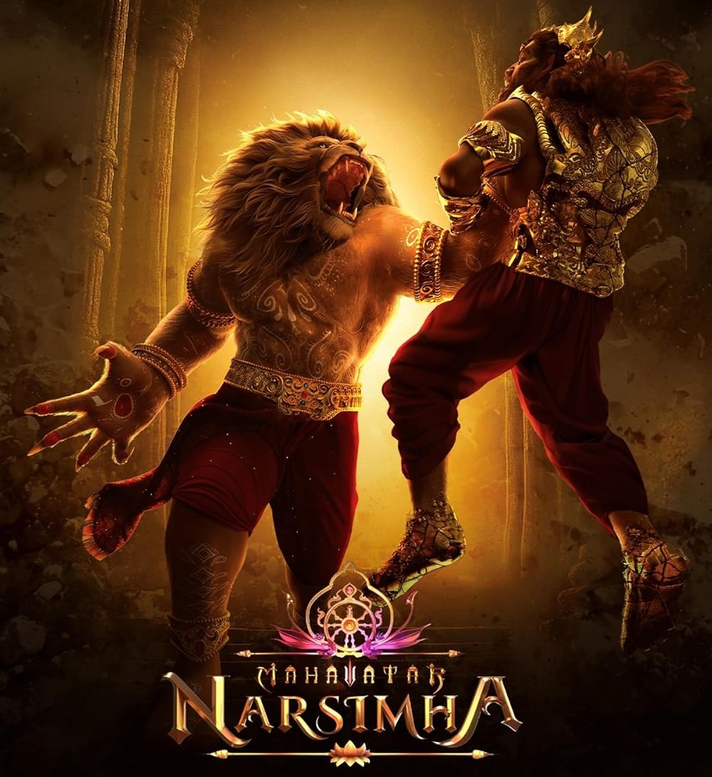 🎬 Mahavatar Narsimha | Theatre 

Honestly quite surprised with the simple yet focused graphics. It did the job well to convey the story. Excited for the next "Mahavatar Parshuram". 💯