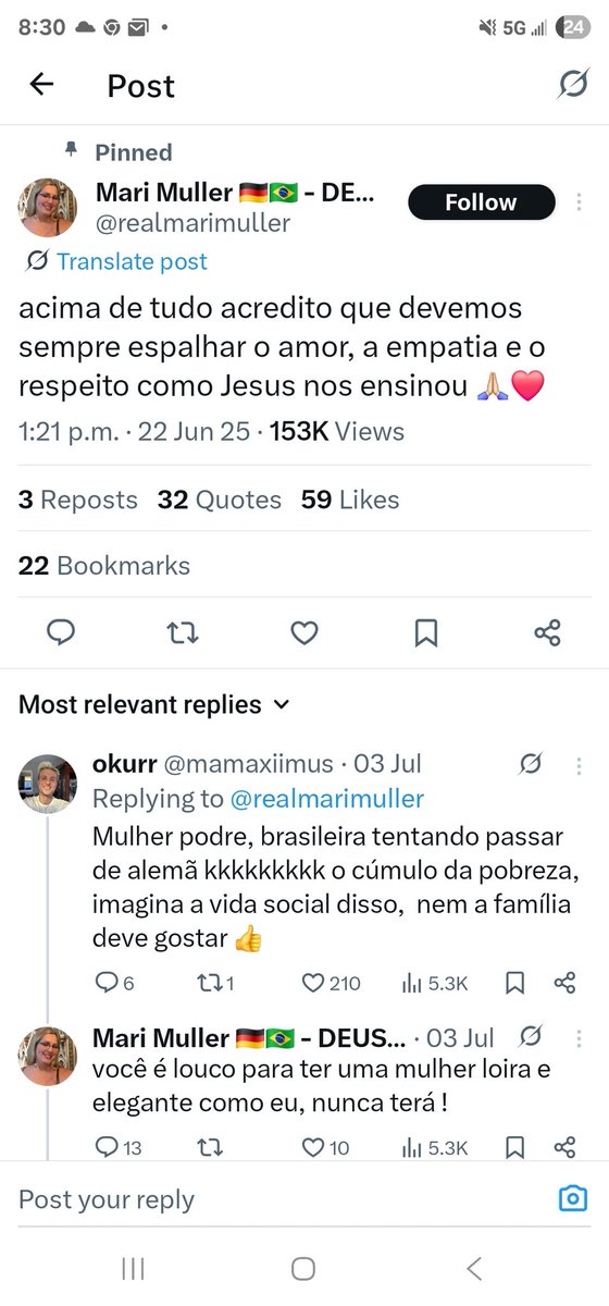 JanuarioDoug's tweet photo. @realmarimuller @updatecharts Isso tudo em um só post dela https://t.co/FNbhiuEY6l