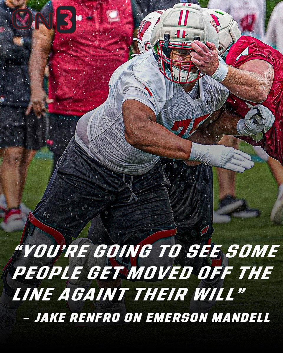 Emerson Mandell won the starting right guard job in fall camp. The redshirt freshman has impressed with his strength and raw power.

Mandell looks forward to Thursday's season opener.

on3.com/sites/badger-b… #Badgers