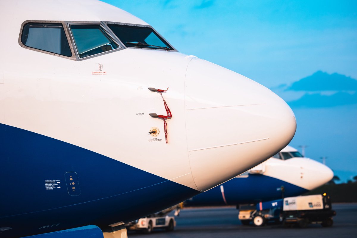 FlyRwandAir's tweet photo. We have welcomed two Boeing 737-800s into our fleet. The first arrived earlier this month and has already taken to the skies, while the second arrived last night.

With a passenger capacity of 174, these aircraft will primarily operate on short and medium haul routes.

#FlyTheDreamOfAfrica #ConnectingAfricaToTheWorld