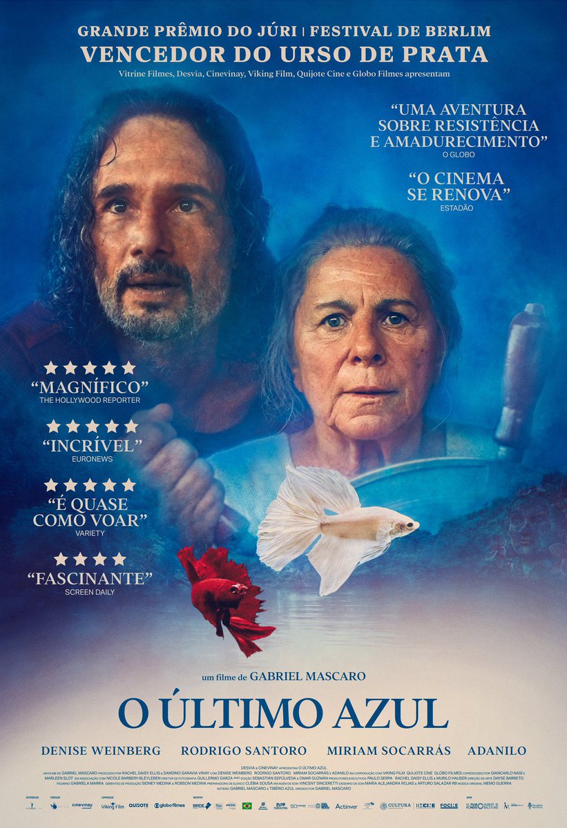 Boxreport's tweet photo. 'O Último Azul', com Denise Weinberg e Rodrigo Santoro, estreia amanhã nos cinemas do Brasil. https://t.co/CSOvQZCvIZ