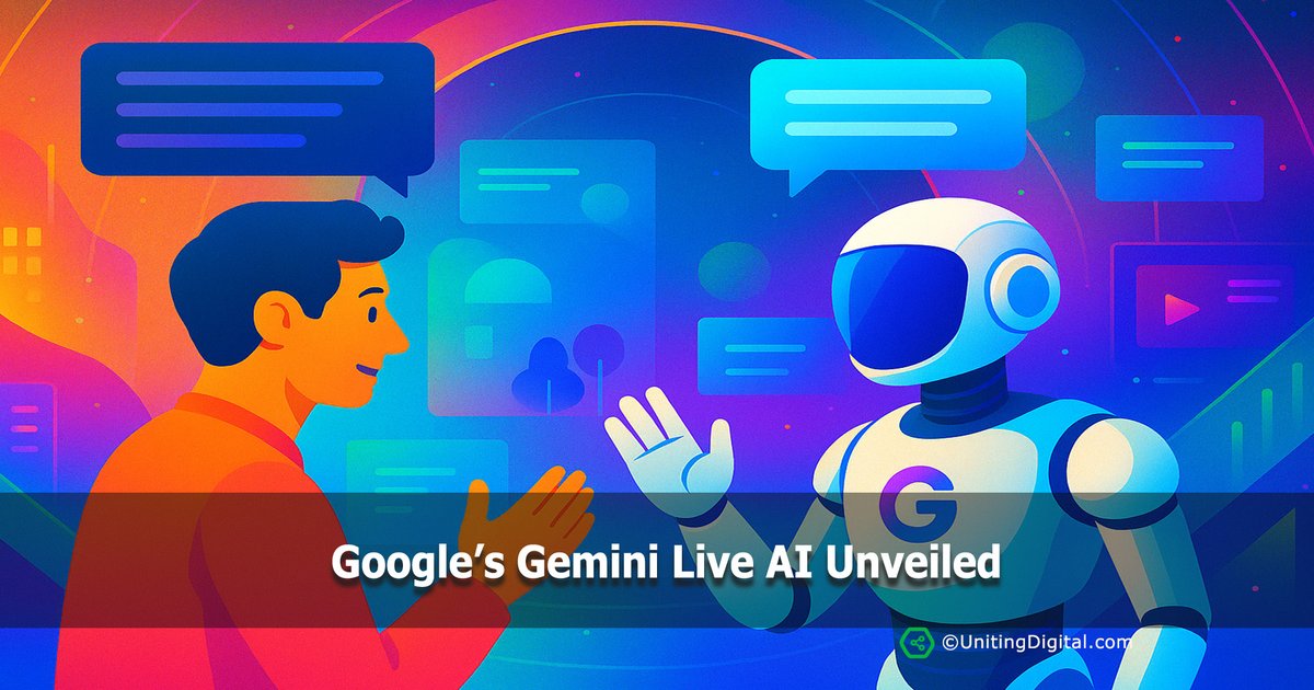 Google unveils Gemini Live, bringing real-time visual and conversational AI. #AI #GoogleGemini #FutureOfWork unitingdigital.com/articles/googl…

unitingdigital.com/articles/googl…